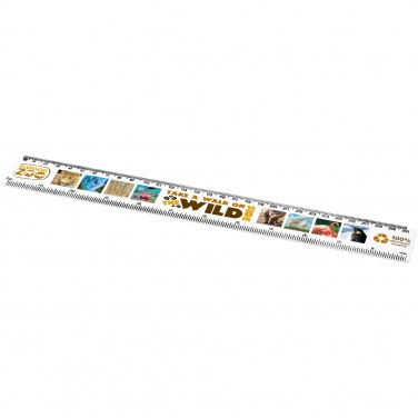 Logo trade corporate gifts picture of: Refari 30 cm recycled plastic ruler