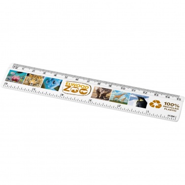 Logotrade advertising product picture of: Refari 15 cm recycled plastic ruler
