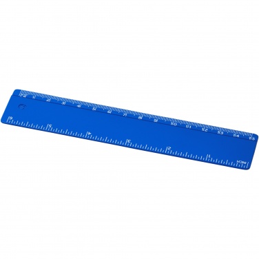 Logo trade corporate gifts image of: Refari 15 cm recycled plastic ruler
