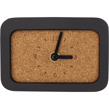 Logotrade promotional product picture of: Momento wireless limestone charging desk clock