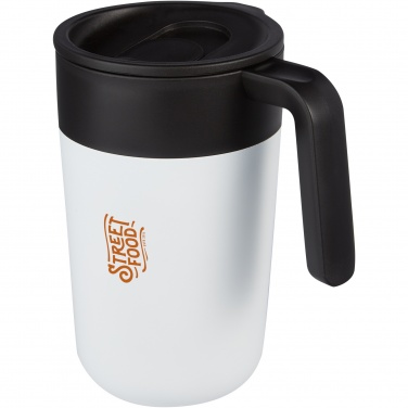 Logo trade promotional merchandise picture of: Nordia 400 ml double-wall recycled mug