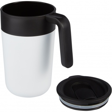 Logo trade advertising product photo of: Nordia 400 ml double-wall recycled mug