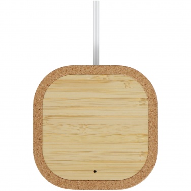Logo trade advertising product photo of: Cerris 15W cork wireless charging pad