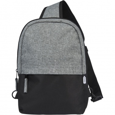 Logo trade corporate gifts image of: Reclaim GRS recycled two-tone sling 3.5L