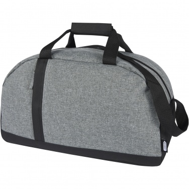 Logo trade promotional giveaway photo of: Reclaim GRS recycled two-tone sport duffel bag 21L