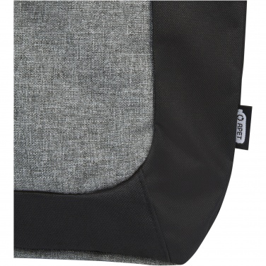 Logo trade promotional products image of: Reclaim GRS recycled two-tone zippered tote bag 15L