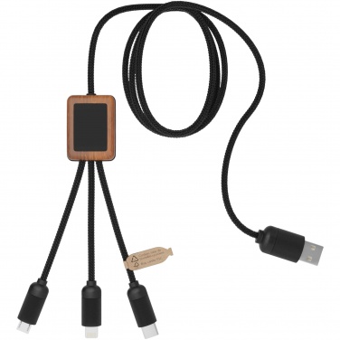Logotrade promotional giveaways photo of: SCX.design C29 3-in-1 bamboo cable