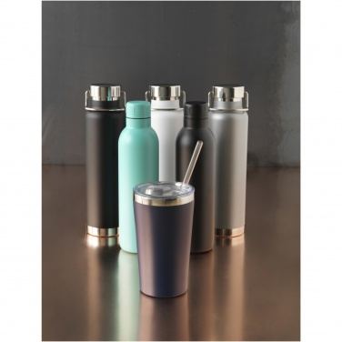 Logo trade corporate gifts image of: Thor 650 ml copper vacuum insulated sport bottle