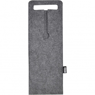 Logo trade promotional merchandise picture of: Felta 75 cl GRS recycled felt wine bag