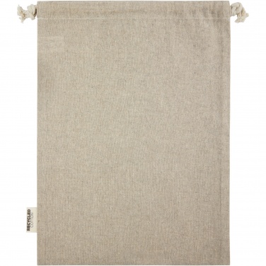 Logotrade advertising product picture of: Pheebs 150 g/m² GRS recycled cotton gift bag large 4L