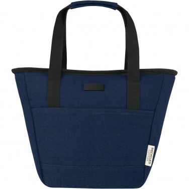 Logo trade promotional giveaways image of: Joey 9-can GRS recycled canvas lunch cooler bag 6L