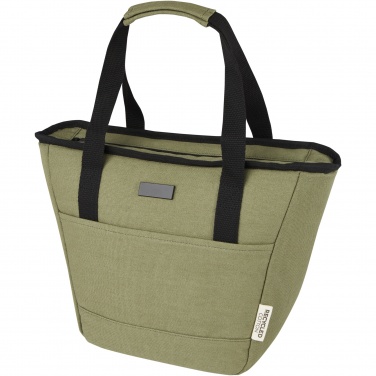 Logo trade promotional gifts image of: Joey 9-can GRS recycled canvas lunch cooler bag 6L