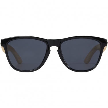 Logo trade promotional items image of: Sun Ray ocean bound plastic and bamboo sunglasses