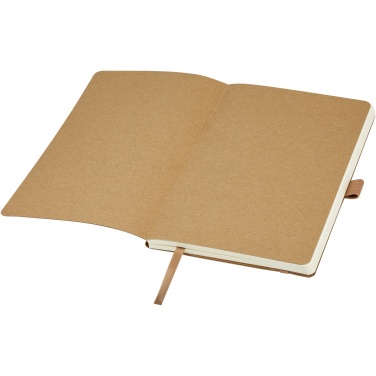 Logo trade promotional gift photo of: Kilau recycled leather notebook 