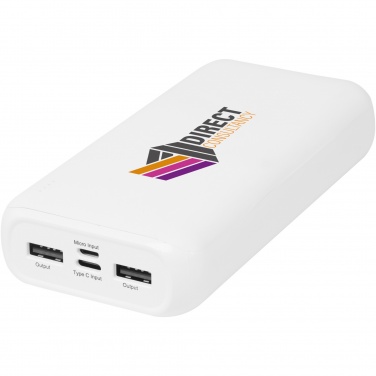 Logo trade advertising products picture of: Electro 20.000 mAh recycled plastic power bank 