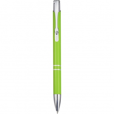 Logo trade promotional giveaways image of: Moneta recycled aluminium ballpoint pen