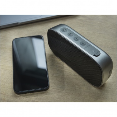 Logo trade corporate gifts image of: Stark 2.0 5W recycled plastic IPX5 Bluetooth® speaker