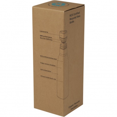 Logo trade promotional items picture of: Vasa 500 ml RCS certified recycled stainless steel copper vacuum insulated bottle