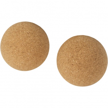 Logo trade promotional merchandise picture of: Trikona cork yoga ball