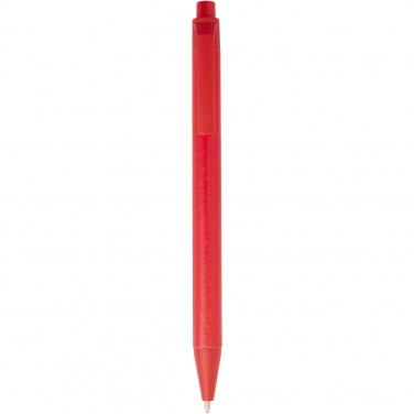 Logo trade business gift photo of: Chartik monochromatic recycled paper ballpoint pen with matte finish