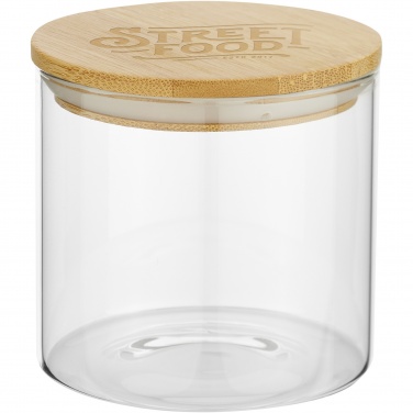 Logo trade promotional merchandise image of: Boley 320 ml glass food container