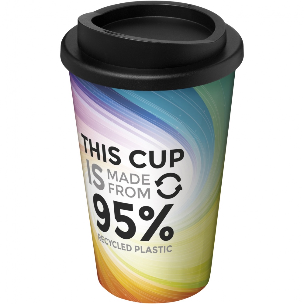 Logotrade promotional merchandise picture of: Brite-Americano® Recycled 350 ml insulated tumbler