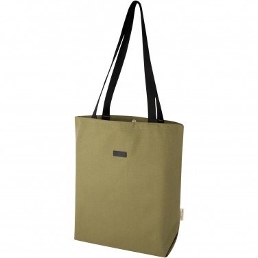 Logo trade promotional products image of: Joey GRS recycled canvas versatile tote bag 14L