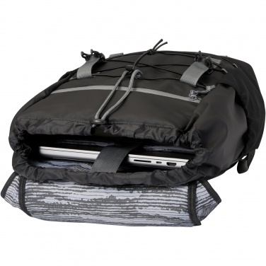 Logotrade promotional giveaway image of: Aqua 15.6" GRS recycled water resistant laptop backpack 23L