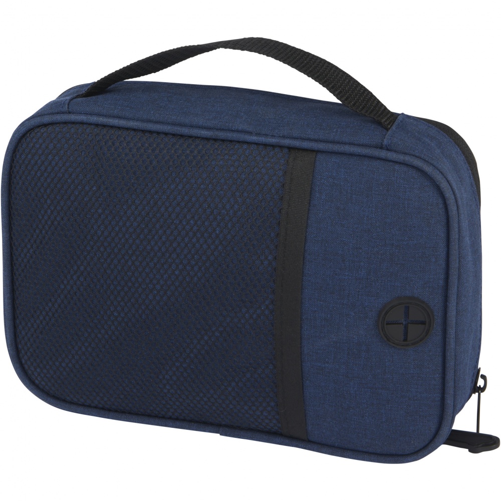 Logo trade corporate gifts picture of: Ross GRS RPET tech pouch 1L