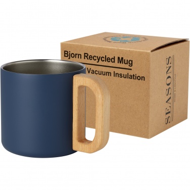 Logotrade promotional product image of: Bjorn 360 ml RCS certified recycled stainless steel mug with copper vacuum insulation