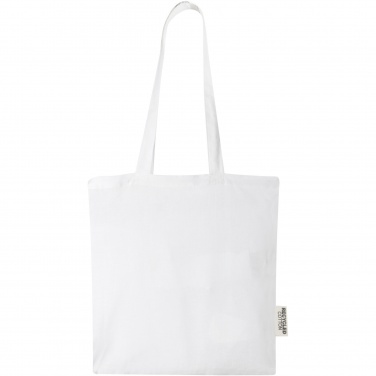 Logotrade promotional merchandise image of: Madras 140 g/m2 GRS recycled cotton tote bag 7L