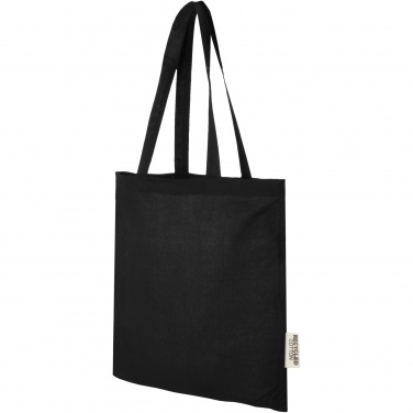 Logo trade advertising products picture of: Madras 140 g/m2 GRS recycled cotton tote bag 7L