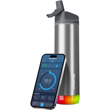 Logo trade business gifts image of: HidrateSpark® PRO 620 ml vacuum insulated stainless steel smart water bottle