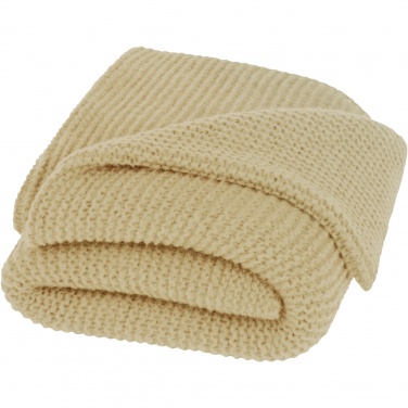 Logo trade promotional gifts picture of: Suzy 150 x 120 cm GRS polyester knitted blanket
