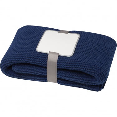 Logo trade advertising products picture of: Suzy 150 x 120 cm GRS polyester knitted blanket