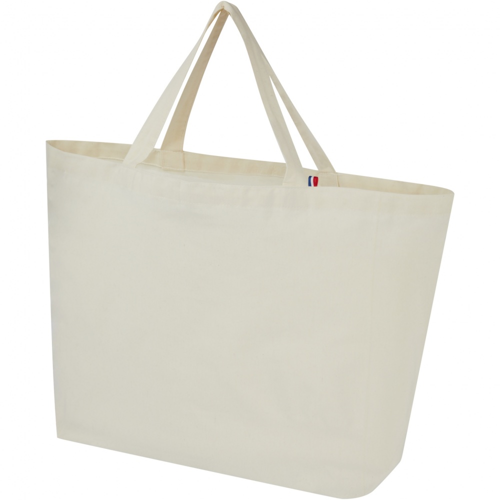 Logo trade promotional giveaways image of: Cannes 200 g/m2 recycled shopper tote bag 10L