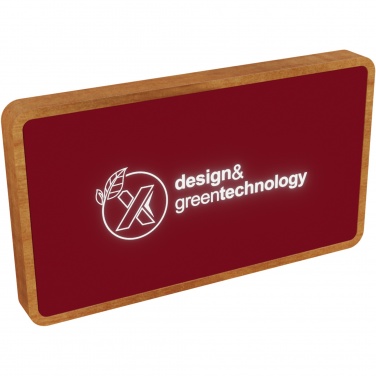 Logotrade promotional merchandise image of: SCX.design P36 5000 mAh light-up wireless power bank