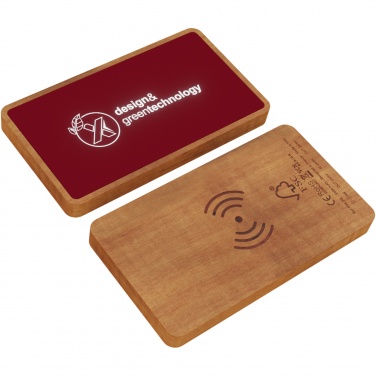 Logo trade promotional giveaway photo of: SCX.design P36 5000 mAh light-up wireless power bank
