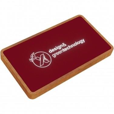 Logo trade promotional merchandise image of: SCX.design P36 5000 mAh light-up wireless power bank