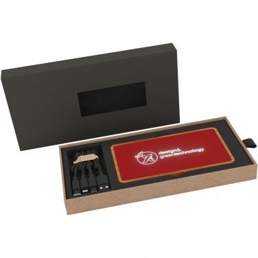 Logotrade promotional merchandise image of: SCX.design P36 5000 mAh light-up wireless power bank