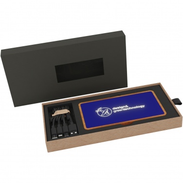 Logotrade promotional item picture of: SCX.design P36 5000 mAh light-up wireless power bank