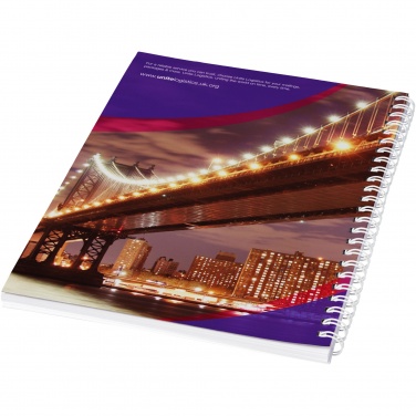 Logotrade promotional products photo of: Desk-Mate® A5 spiral notebook with printed back cover