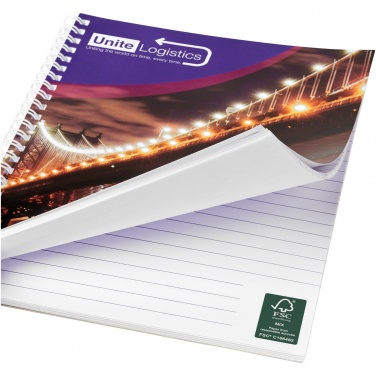 Logotrade advertising product image of: Desk-Mate® A5 spiral notebook with printed back cover