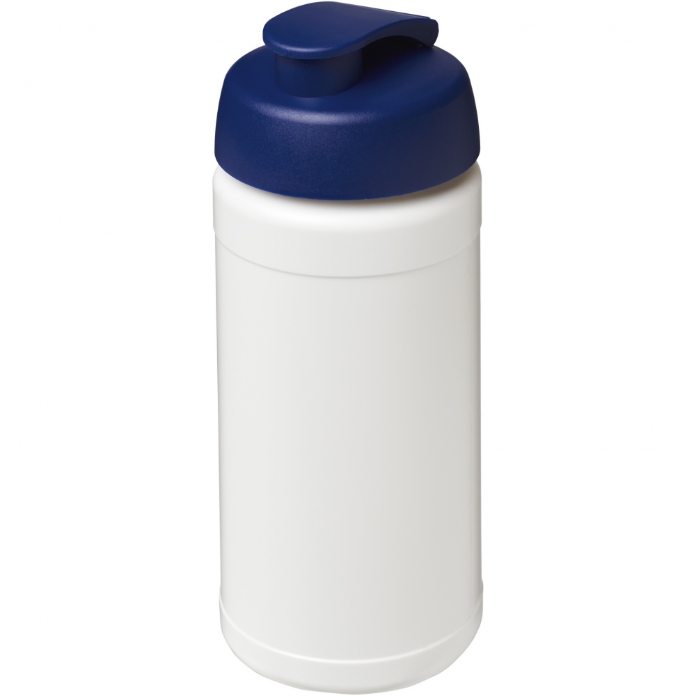 Logo trade promotional product photo of: Baseline 500 ml recycled sport bottle with flip lid