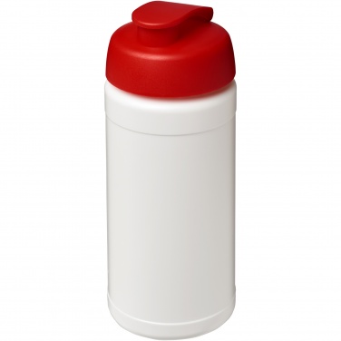 Logo trade corporate gift photo of: Baseline 500 ml recycled sport bottle with flip lid
