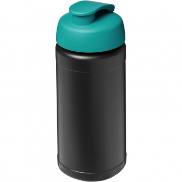 Logotrade corporate gift picture of: Baseline 500 ml recycled sport bottle with flip lid
