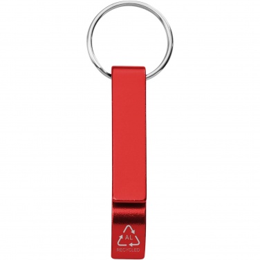 Logotrade promotional gifts photo of: Tao RCS recycled aluminium bottle and can opener with keychain 