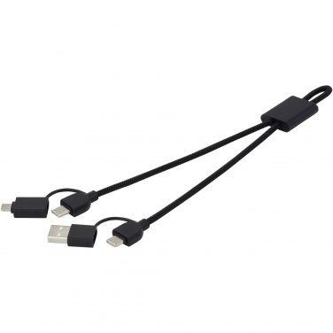Logo trade promotional gifts image of: Connect 6-in-1 RCS recycled aluminium 45W quick charge & data transfer cable