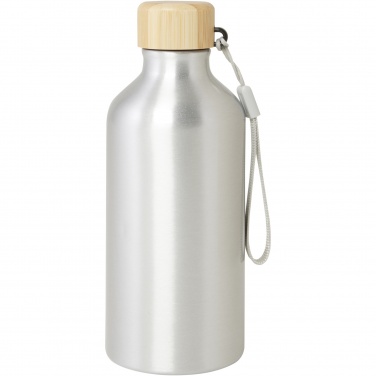 Logo trade advertising products picture of: Malpeza 500 ml RCS certified recycled aluminium water bottle