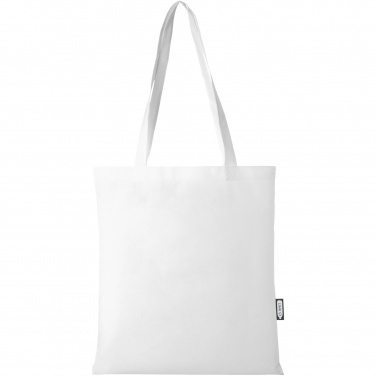 Logo trade promotional items image of: Zeus GRS recycled non-woven convention tote bag 6L
